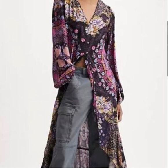 NWT Free People NEW
Maris Printed Midi Dress
Size XS,S 
Retail $168 - Picture 5 of 9